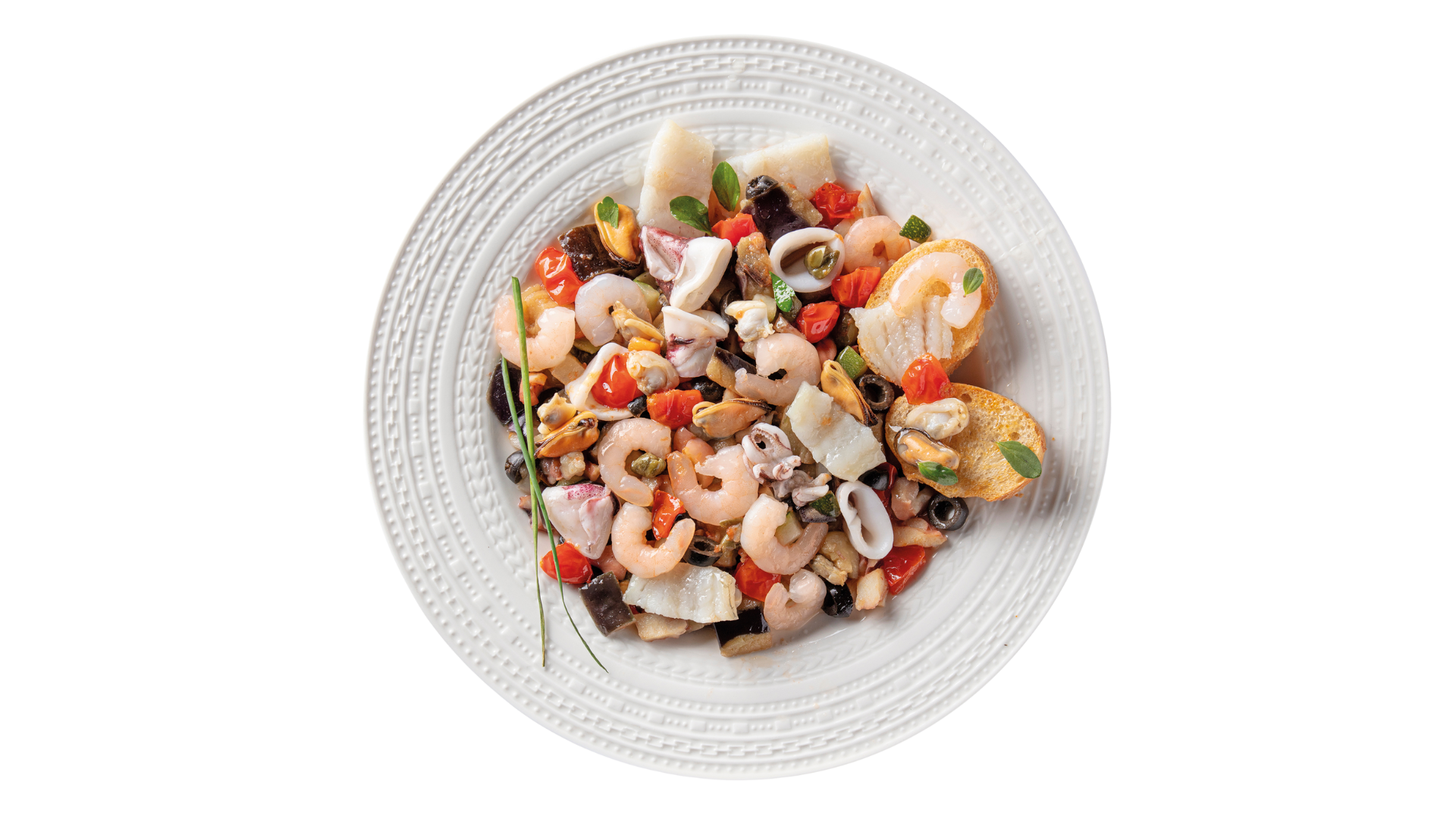 Frutti di mare alla siciliana - Medi Surgelati Menù di pesce