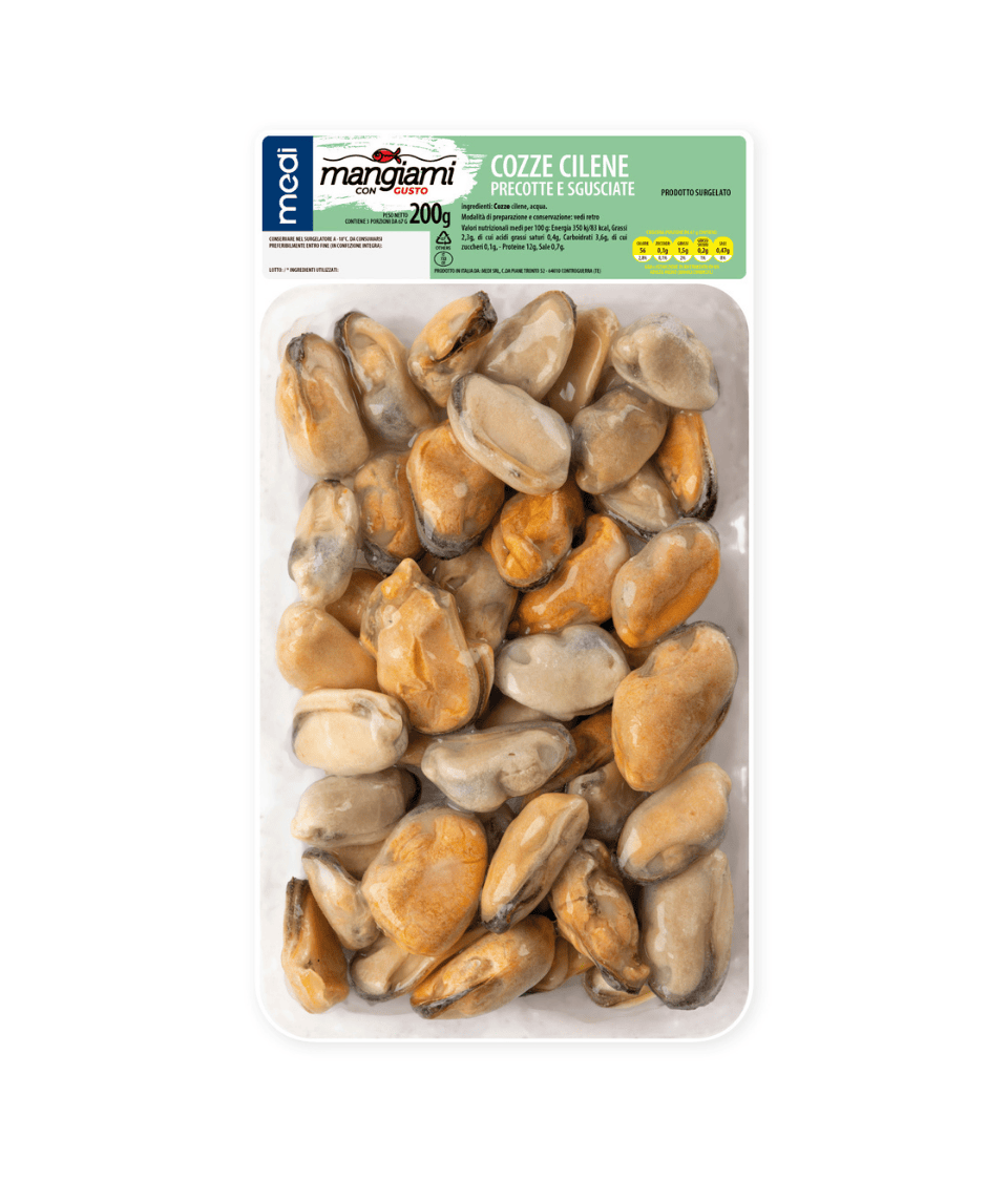 Cozze cilene - Medi Surgelati - Mangiami con gusto