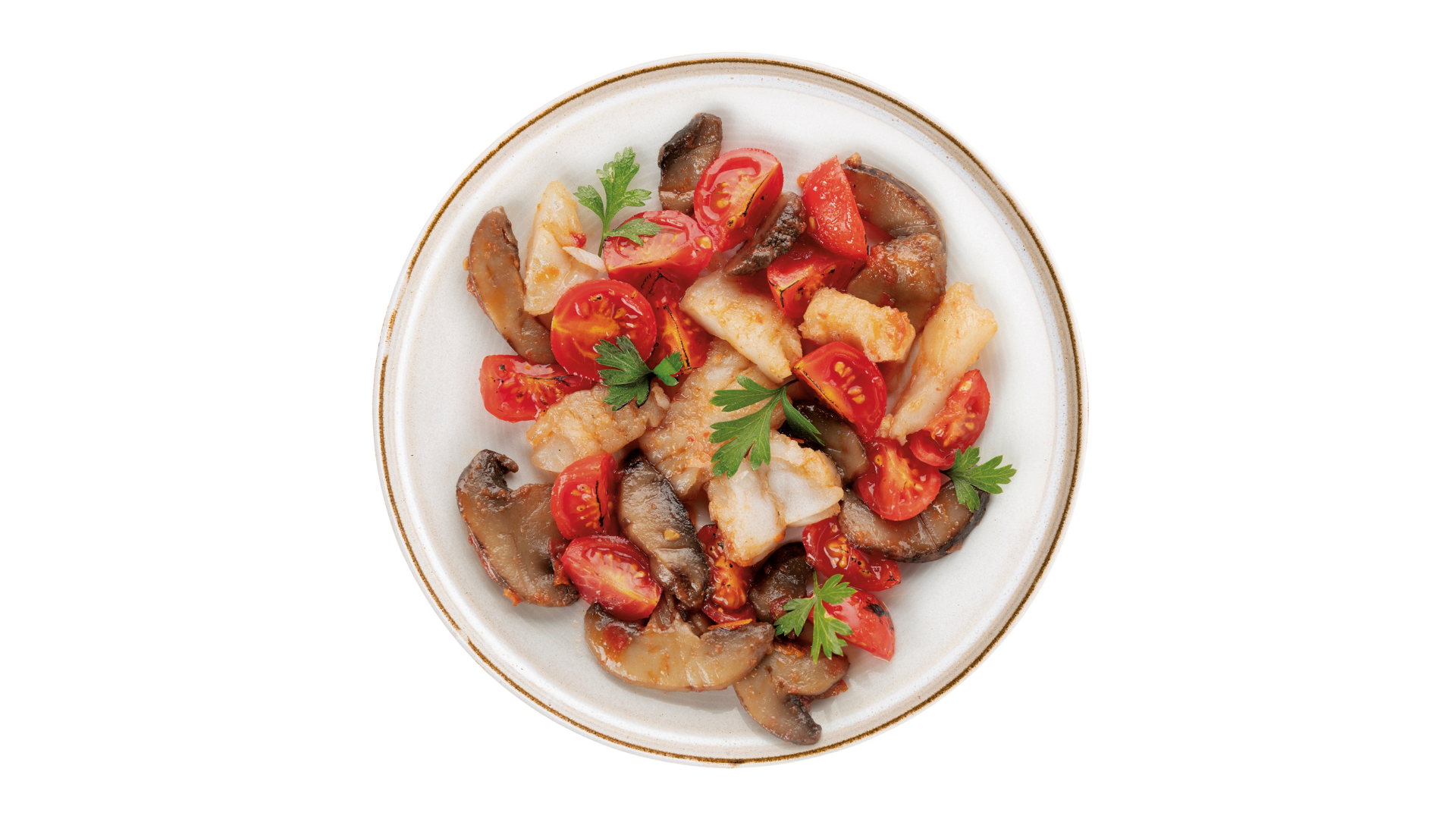 Padellata passera del pacifico e misto funghi (MSC) - Medi