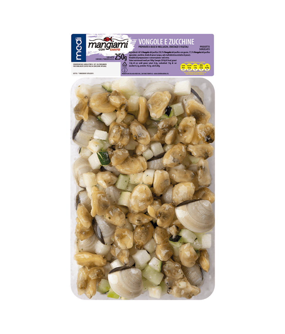 Vongole e zucchine - Medi Surgelati - Mangiami con gusto